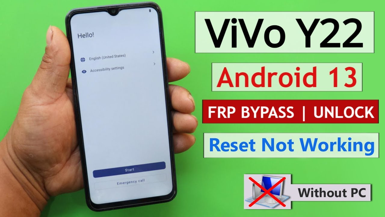Vivo Y22 Android 13 Frp Unlock | Bypass Google Account Vivo Y22 Android 13 Frp Unlock | Bypass Google Account