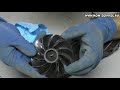 Снятие чистка и смазка вентиляторов видеокарты GYGABYTE RX 480, 580.