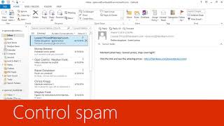 Office Outlook Control Spam Ipohonline