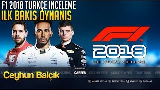 F1 2018 Türkçe İnceleme Kariyer Modu, F1 2018 İnceleme İlk Oynanış- F1 2018 Kariyer - Ceyhun Balçık