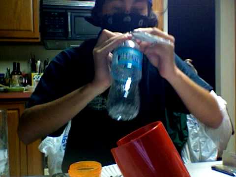 how to make water bottle bong. how to make a ong on 420 day