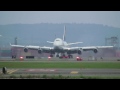 Great 747-400 Crosswind Landings at Boston!