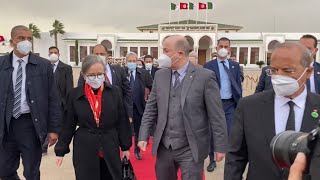 رئيسة الحكومة التونسية تنهي زيارتها إلى الجزائر