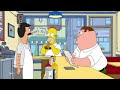 Family Guy: Peter and Homer meet at Bob's Burgers.