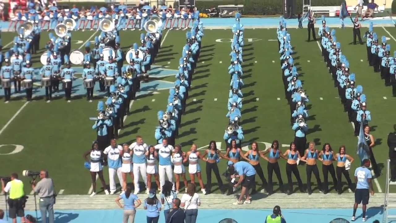 unc band marching team cheerleaders dance flag corp