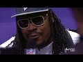 Marshawn Lynch's Bizarre Super Bowl Press Conference: 'I'm Just Here So I Won't Get Fined'