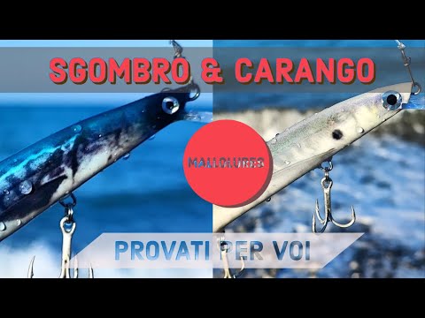 ESCHE ARTIGIANALI che sembrano pesci veri! CARANGO &amp; SGOMBRO mallolures - longjerk moschettiere