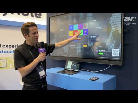 ISE 2022: DisplayNote Explains Launcher Software and Companion App for Seamless Virtual Meetings