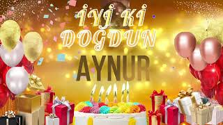 Aynur - Doğum Günün Kutlu Olsun Aynur