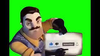 Hello Neighbor Green Screen 1 Hour
