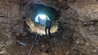 Steep Shaft Leads To Old Mine In Georgia!