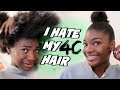 HOW TO | SLICK HIGH BUN ON 4C HAIR