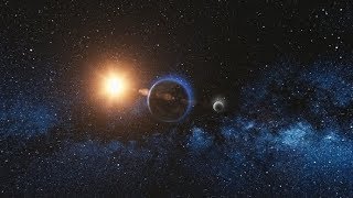 Sunrise View From Space on Planet Earth and Moon | Motion Graphics - Videohive template