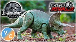 Juric World Dino Rivals Dual Attack Triceratops Review