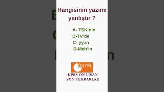 Kpss 2024 Ön Lisans Son Tekrar