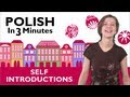 Learn to Speak Polish Lesson 1 - How to Introduce Yourself in Polish