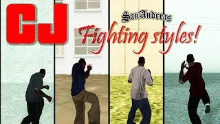 Gta San Andreas - Comparison Of Fighting Styles