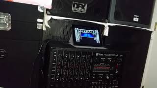Toa Powered Mixer Mx106R Máximo 600W