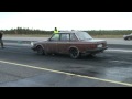 1/4mile volvo 240 Turbo Caravan Edition 11.22@201,7 Drag Race