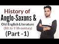Anglo-saxons : History of English Literature in Hindi