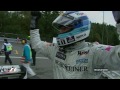 Mika Hakkinen puts a move on Michael Schumacher - 2000 Belgian GP
