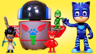 Los Héroes En Pijama Y El Nuevo Robot De Romeo. Juguetes Pj Masks. Vídeos Para Niños