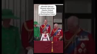 Adorable Balcony Moment When King Charles Tickled Princess Charlotte