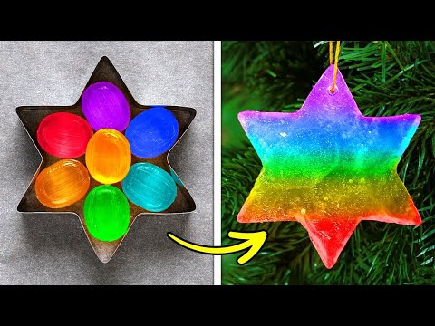 TỰ LÀM ĐỒ TRANG TRÍ GIÁNG SINH || MẸO NĂM MỚI & Ý TƯỞNG CÂY THÔNG NOEL