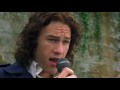 Heath Ledger Sings "can't take my eyes off you".