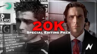 20K Special Mini Pack Alight Motion & Node Video Zooms, Glitches, Effects, 3D Texts And More