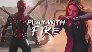 Wanda Maximoff And Peter Parker Play With Fire