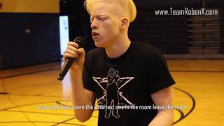 RobenX Speaks on Overcoming Adversity