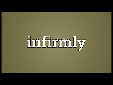 Header of infirmly