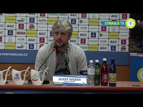 Tiskov konference hostujcho trenra po zpase Teplice - Boleslav (15.2.2019)