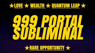 Dont Wait 999 Eclipse Portal Is Open Rare Close Old Cycles And Receive Blessings Subliminal
