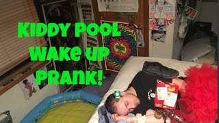 Kiddy Pool Wake Up Prank!