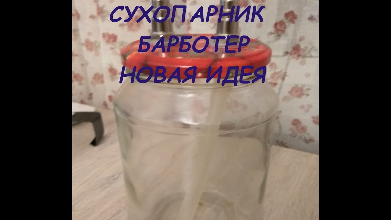 Сухопарник с барботером видео Сухопарник с барботером видео