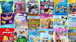 Blind Bags Toy Surprises Opening TROLLS PEANUTS BARBIE CHARM U Disney Care Bears MLP