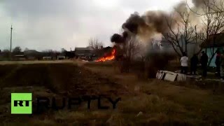 В Приморье упал боевой самолет Су-25