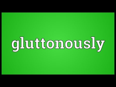 Header of gluttonously