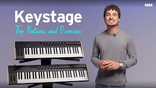 KORG Keystage Poly Aftertouch Controller - Top Features and Overview