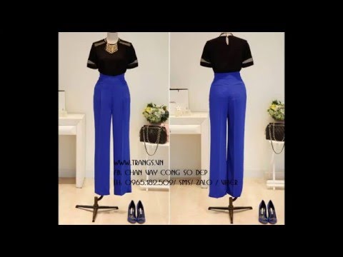Các mẫu quần suông, quần công sở đẹp nhất