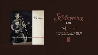 Watch Say Anything Rats video