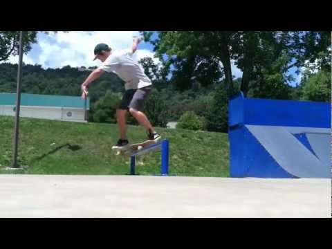An Afternoon Skating The Hot Springs, VA Skatepark - Cell P
