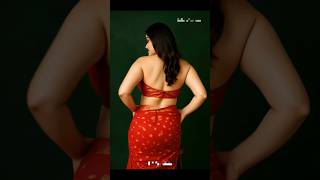 Beautiful Women Red Saree Pretty Look