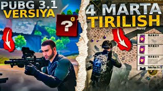 Pubg Mobile 3.1 Yangiliklari 🔥 4  Marta Tirilish  | Pubg Endi Uzbek Tilida 🇺🇿 #Farzin