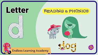 Endless Learning Academy Reading & Phonics Letter D Boopanpankids