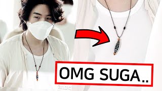 Why ARMYs were Shocked by SUGA's Necklace He Wore at the Airport
