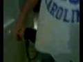 mason in the bathroom