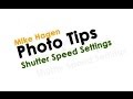 Nikon Camera Shutter Speed Settings